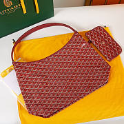 Goyard Hobo Boheme PM Red 27x42x15cm - 3