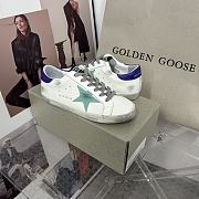Golden Goose Superstar Green Purple Sneaker - 1