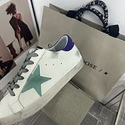 Golden Goose Superstar Green Purple Sneaker - 2