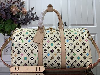 Louis Vuitton LV Keepall Bandoulière 45 Vanilla 45x27x20cm