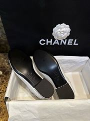 Chanel Black White Flat - 2