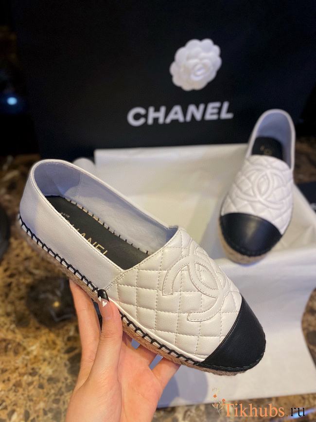 Chanel Espadrilles Full White - 1
