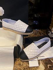 Chanel Espadrilles Full White - 3