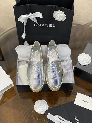 Chanel Espadrilles Silver