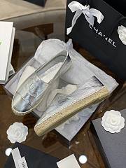 Chanel Espadrilles Silver - 5