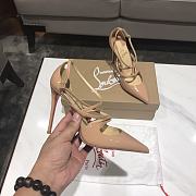 Christian Louboutin Crossfliketa 100 Heel Beige - 1