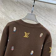 Louis Vuitton LV Brown Cardigan - 3