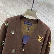 Louis Vuitton LV Brown Cardigan - 5
