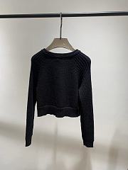 Balmain Logo Intarsia Wool-blend Sweater - 2