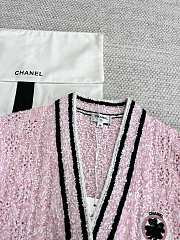 Chanel Cashmere Pink Cardigan - 2