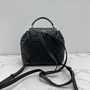 Tory Burch Willa Leather Black Backpack 24x12x21cm - 4