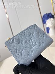 Louis Vuitton LV Lisa Wallet Blue 9 x 11.5 x 1.5 cm - 4