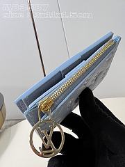 Louis Vuitton LV Lisa Wallet Blue 9 x 11.5 x 1.5 cm - 2