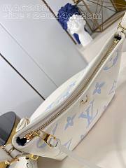 Louis Vuitton LV Carryall Bag PM White Blue 29x24x12cm - 6