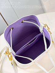 Louis Vuitton LV Neonoe BB White Purple 20x20x13cm - 6