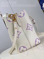 Louis Vuitton LV Neonoe BB White Purple 20x20x13cm - 3