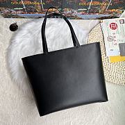 Dolce Gabbana DG Logo Black Tote Bag 30x34x14cm - 2