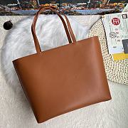 Dolce Gabbana DG Logo Brown Tote Bag 30x34x14cm - 3