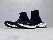 Balenciaga 3XL Sock Recycled Knit Sneaker Black - 2