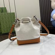 Gucci Mini Shoulder Bag With Gucci Print 16x21x11cm - 4
