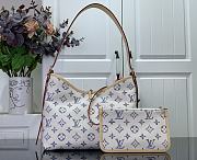 Louis Vuitton LV CarryAll PM Multicolor Beige 29 x 24 x 12 cm - 2