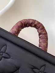 Louis Vuitton LV Pillow Backpack Monogram Nylon Black 39x45x5cm - 4