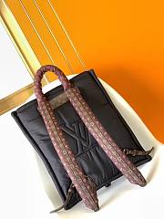Louis Vuitton LV Pillow Backpack Monogram Nylon Black 39x45x5cm - 3