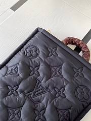 Louis Vuitton LV Pillow Backpack Monogram Nylon Black 39x45x5cm - 2