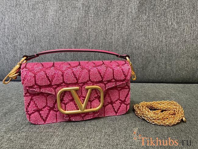 Valentino Garaveni Loco Pink 27x14cm - 1