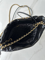 Chanel 22 Handbag Black White 20x19x6cm - 4