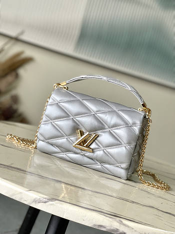 Louis Vuitton LV GO-14 MM Silver 23 x 16 x 10 cm