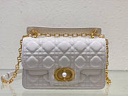 Dior Small Jolie Top Handle Bag White 22 x 14 x 8 cm - 1