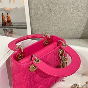 Dior Mini Lady Bag Pink Gold 17cm - 2