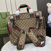 Gucci Original GG Diaper Bag 40x35x20cm - 2