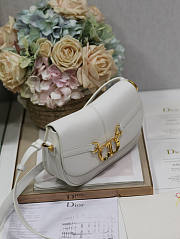 Dior Small CD Besace Bag White 24 x 15 x 6 cm - 6