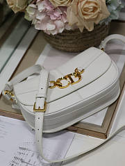 Dior Small CD Besace Bag White 24 x 15 x 6 cm - 3