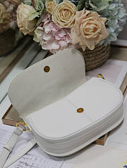 Dior Small CD Besace Bag White 24 x 15 x 6 cm - 2