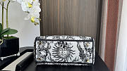 Dior Medium Lady D-Lite Bag White Black Soleil 24 x 20 x 11 cm - 6