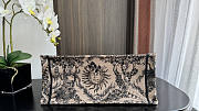 Dior Medium Book Tote Beige Black Toile De Jouy Soleil 36cm - 6