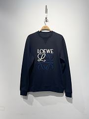 Loewe Hoodie Navy Blue - 1