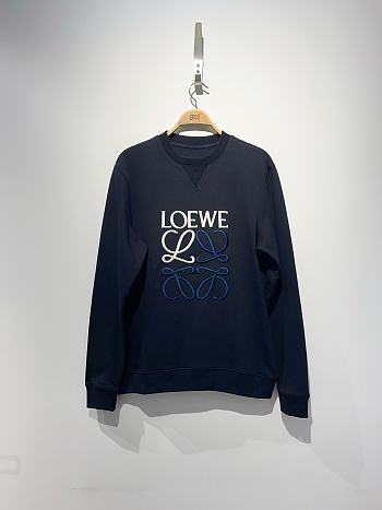 Loewe Hoodie Navy Blue