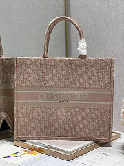 Dior Large Book Tote Pink Oblique 42 x 35 x 18.5 cm - 1