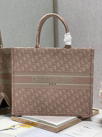 Dior Large Book Tote Pink Oblique 42 x 35 x 18.5 cm
