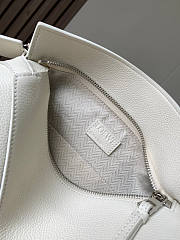 Loewe White Puzzle Small Shoulder Bag 24x16x10cm - 3