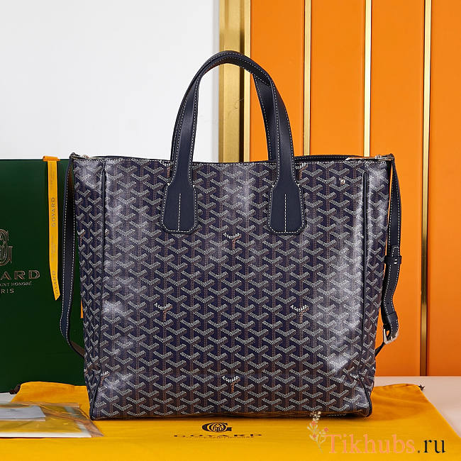 Goyard Sac Voltaire Shoulder Bag Navy Blue 38x35x11.5cm - 1