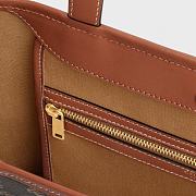 Celine Cabas Triomphe Canvas Brown Bag 26.5x23x12cm - 6