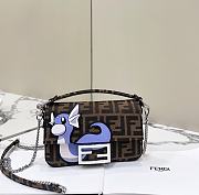 Fendi x FRGMT x POKÉMON Baguette Small Bag 19.5x5x13cm  - 1