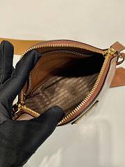 Prada Caramel Leather Mini Shoulder Bag 18x15x8cm - 5