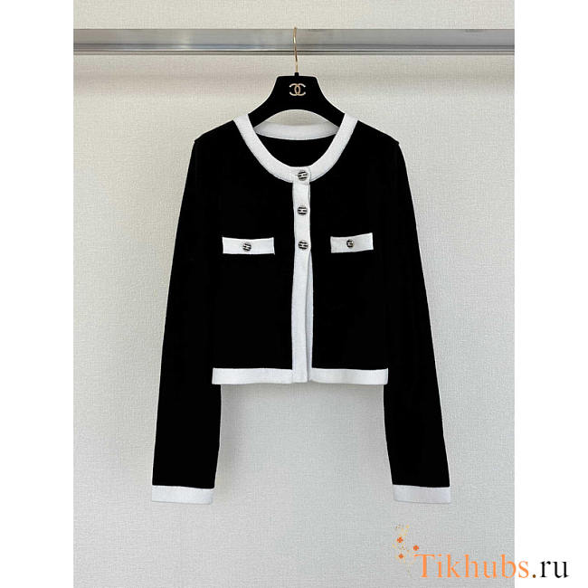 Chanel Cashmere Cardigan Black - 1