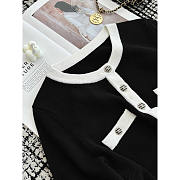 Chanel Cashmere Cardigan Black - 5